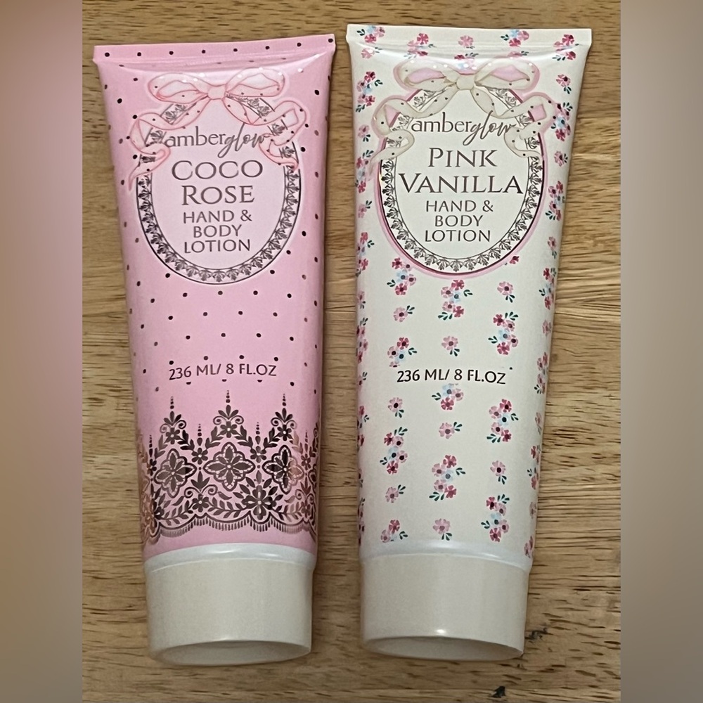 Amber Glow Pink Vanilla/ /Coco Rose Hand & Body Lotion -